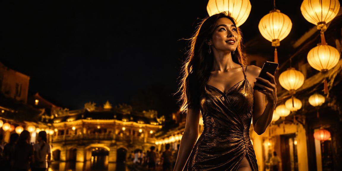Người hâm mộ bóng rổ đặt cược tại chợ đêm Hội An